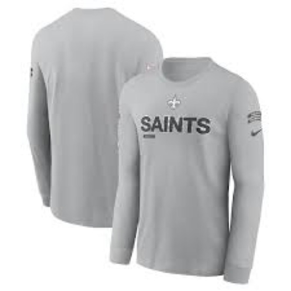 Nike NFL New Orleans Saints football t-shirt salute to service men's size‎ 3XL